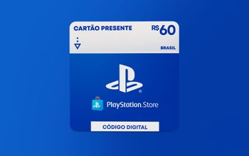 R$60 PlayStation Store - Cartão Presente Digital [Exclusivo Brasil]