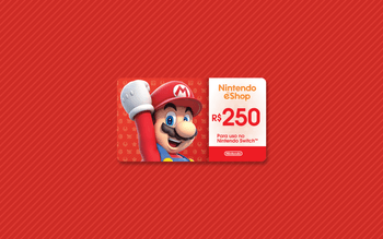 R$250 Nintendo eShop - Cartão Presente