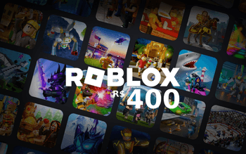 R$400 Roblox - Cartão Presente Digital [Exclusivo Brasil]