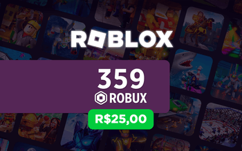 R$25 Roblox - Cartão Presente Digital [Exclusivo Brasil]