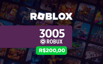 R$200 Roblox - Cartão Presente Digital [Exclusivo Brasil]