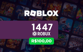 R$100 Roblox - Cartão Presente Digital [Exclusivo Brasil]