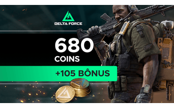 Delta Force - 680 Delta Coins + Bônus de 105