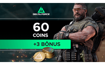 Delta Force - 60 Delta Coins + Bônus de 3