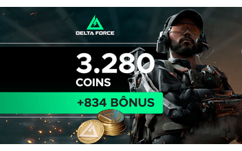 Delta Force - 3280 Delta Coins + Bônus de 834