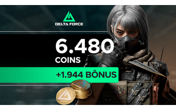 Delta Force - 6.480 Delta Coins + Bônus de 1.944