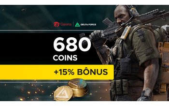 Garena Delta Force - 680 Delta Coins + 15% de Bônus